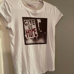 zadig and voltaire give us hope shirt